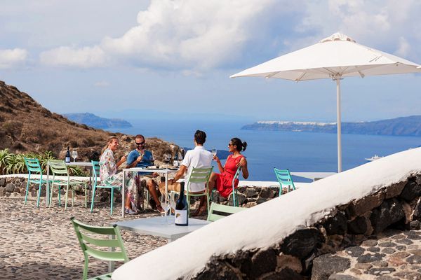 Visit Santorini's vineyards